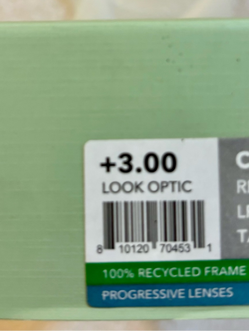 Look Optic Women's Rectangle Glasses in Matte Beige - Picture 6 of 7